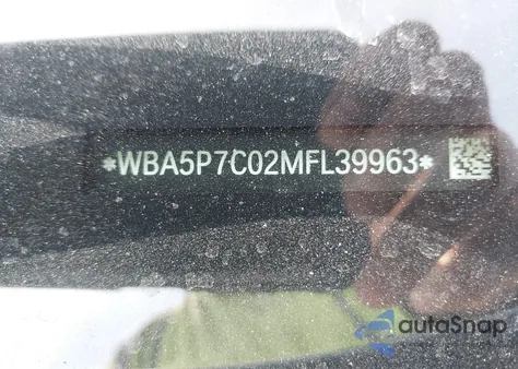 2021 BMW 330E z USA, uszkodzony, nr VIN WBA5P7C02MFL39963